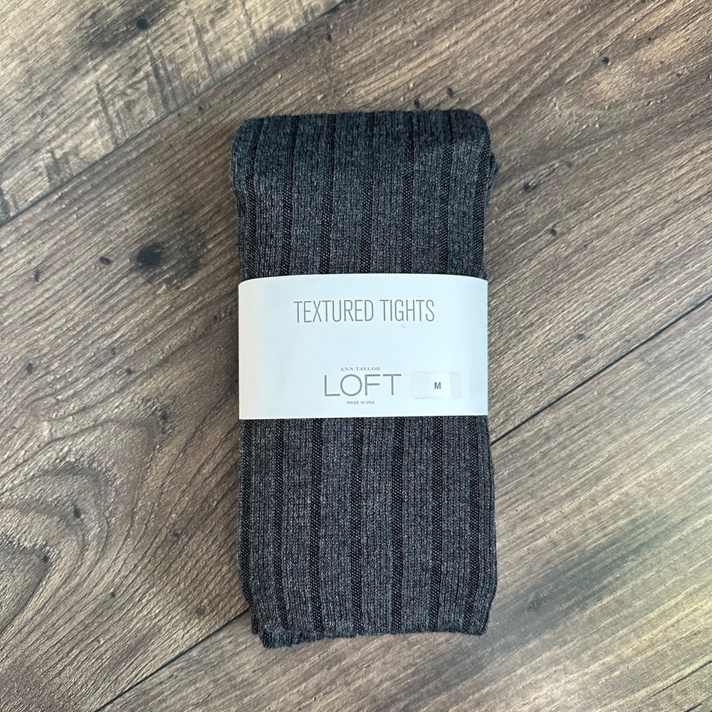 NWT Ann Taylor LOFT Textured Tights